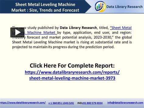 sheet metal leveling machine market|Global Sheet Metal Leveling Machine Market Research Report 2024.